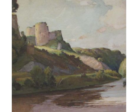 J Barrie Robinson (British early 20th century): 'Kilgerran Castle Cardiganshire', watercolour unsigned, inscribed and titled 