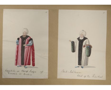 Travel History: An interesting early 19th century album relating to Ottoman Empire, Benjamin Franklin and European travel,con