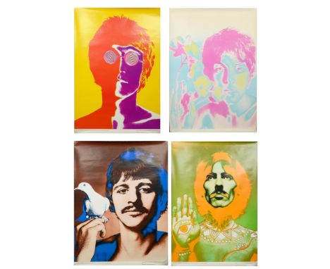 Richard Avedon (1923-2004) for the Daily Express'The Beatles: Psychedelic', a set of four lithograph prints, each from the fi