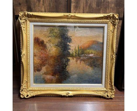 Claude Monet oil painting, hand-painted, signed by the artist, valuableFrame size: 63x70cm (measured by an amateur, so please
