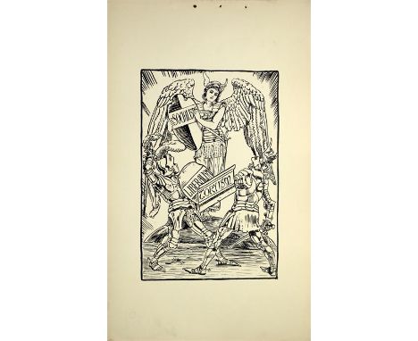 Walter Crane - Cartoons For The Cause 1886. 1896, 25 plates, some corners torn and frayed. Two plates framed. 