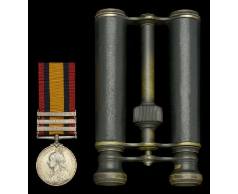 Queen’s South Africa 1899-1902, 3 clasps, Cape Colony, Orange Free State, South Africa 1901, unofficial rivets between state 