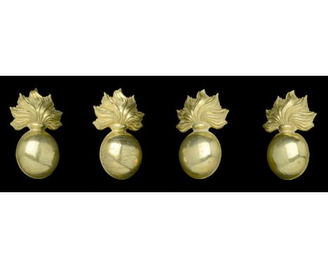 Cap Badges. A selection of Royal Marine Artillery Broderick Cap devices, a flaming grenade, circa 1894-1921 excellent unworn 