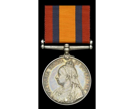 Queen’s South Africa 1899-1902, no clasp (Lieut: J. Hunter, V: Co: A. & S. Highrs:) nearly extremely fine £280-£340  ---  Joh