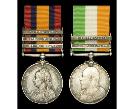 Pair: Sapper J. Bergan, Royal Engineers, who survived a 'desperate encounter' with the Boers, and another life-threatening mo
