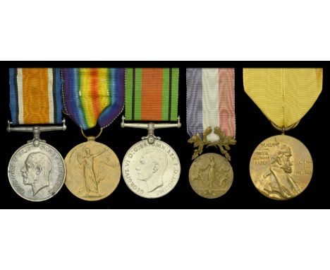 Four: Private H. Ludlow, 8th (City of London) Battalion (Post Office Rifles), London Regiment  British War and Victory Medals