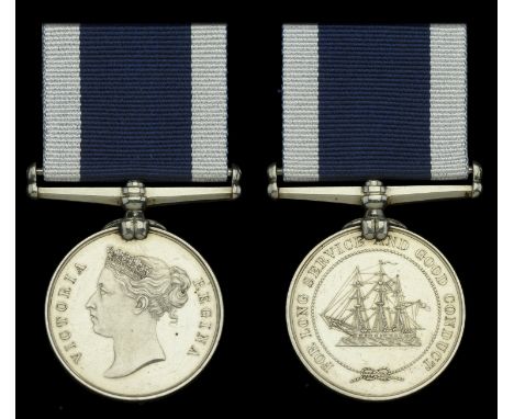 Specimen Medal: Royal Navy Long Service and Good Conduct Medal, V.R., 30mm, silver, unnamed, nearly extremely fine £100-£140 