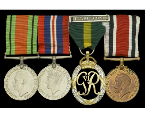 Four: Lieutenant-Colonel G. A. K. Simpson, Royal Artillery, late Special Constabulary   Defence and War Medals 1939-45; Effic