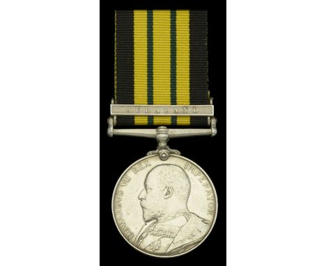 Africa General Service 1902-56, 1 clasp, Jubaland (R. Keegan, P.O. 2Cl. H.M.S. Magicienne) good very fine £300-£400  ---  Pro