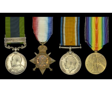 Four: Assistant Surgeon A. R. Emmett, Indian Subordinate Medical Department, attached Loyal North Lancashire Regiment, who wa