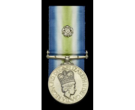 A scarce Sir Galahad Casualty South Atlantic Medal awarded to Lance Corporal D. A. Padgett, Royal Army Medical Corps  South A