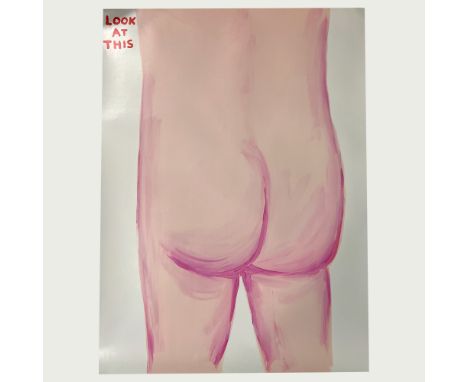 David Shrigley OBE (British, b.1968) 'Look At This', 2020,
Offset lithograph poster. Unframed, measures 80 by 60cm.&nbsp;Roll