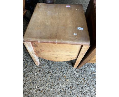 Pine box commode