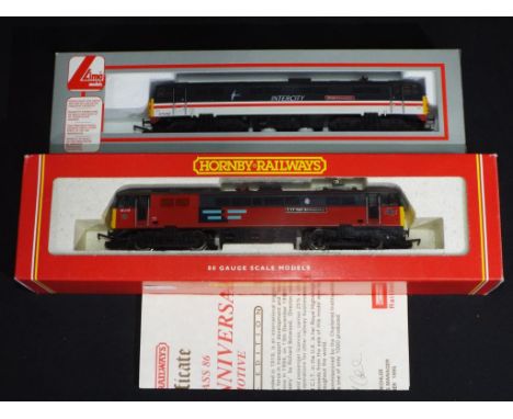 Model Railways - Hornby and Lima OO gauge R301 limited edition class 86 locomotive and 87002, models appear to be in near min