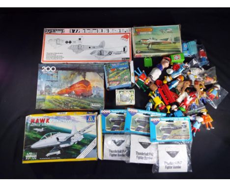 Vintage Toys, Model Kits - Novo, Playmobile and other - six model kits together with a quantity of vintage toys, jigsaw and P