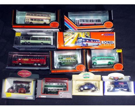 Diecast - Corgi, EFE, LLedo - eleven Corgi, EFE and LLedo boxed diecast model vehicles to include EFE 25302 AEC, Corgi Vintag