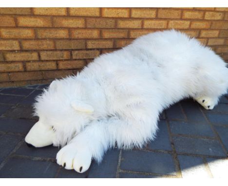 Bear - Polar Bear made in China and imported by Submit Select, Height 28 cm, W 112 cm, Depth 70 cm when laid down, please not