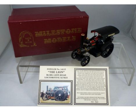 Diecast - Milestone Models - a boxed Milestone Models model No. 7 Fowler B6 steam traction engine 'Pickfords', model is a lim