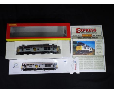 Model Railways - Hornby OO gauge Class 31 diesel limited edition Rail Express with certificate No. 203 of 1000 ref no. R2526 