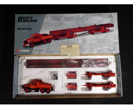 Diecast - Corgi 1:50 scale truck 18004, model appears to be in near mint condition with limited edition certificate in excell