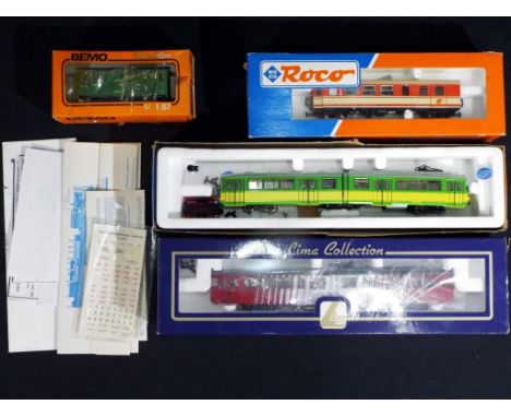 Model Railways - Ro Co, Bemo and Lima HO scale - four boxes of rolling stock to include 34002, 8501, 3101 and 208498, items a