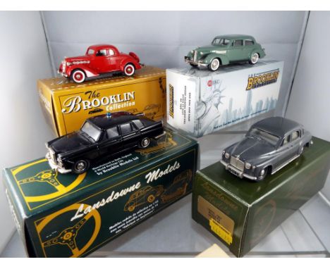 Diecast - Brooklin, Lansdowne - five white metal boxed model vehicles by Brooklin and Lansdowne to include Brooklin BLK98 LaS