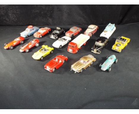 Diecast - Corgi - sixteen unboxed diecast vehicles to include James Bond Aston Martin DB5, Bertone, Riley Pathfinder x 2, Rov