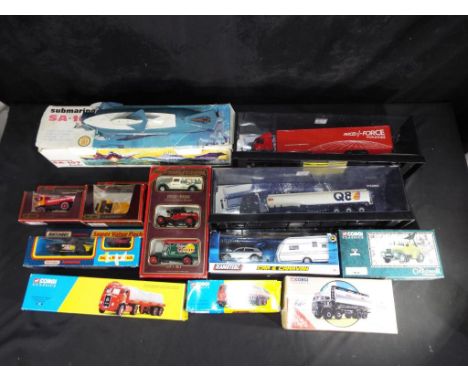 Diecast, Vintage Toys - Corgi, Matchbox, Ranetta and other - ten boxed diecast model vehicles and a vintage Ranetta SA107 Toy