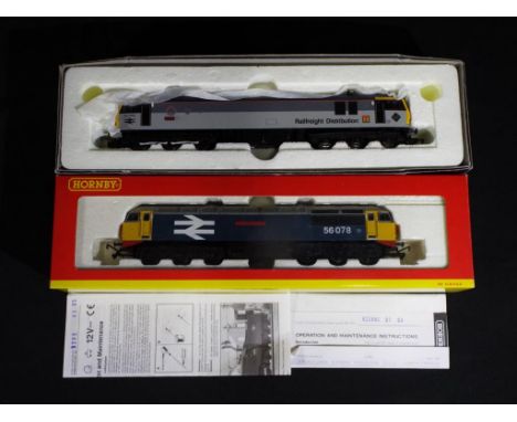 Model Railways - Hornby OO gauge,electric locomotive  ref # R289 and diesel locomotive R2235E, items appear to be in mint con
