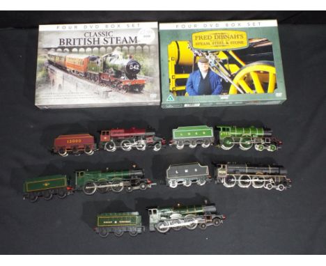 Model Trains - Mainline, Hornby and others, five unboxed steam locomotives and steam related ephemera, lot includes Mainline 