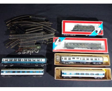 Model Railways - Liliput, Lima and others - OO gauge rolling stock, five coaches, two locos and a quantity of track predomina