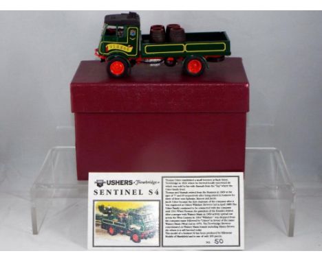 Diecast - Milestone Models - a boxed Milestone Models model No. 4 Sentinel S4 "Ushers", model is a limited edition No. 50 of 