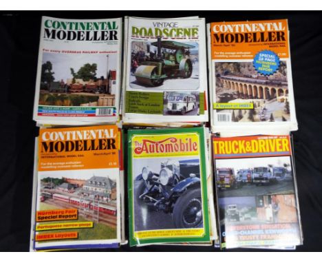 Books - in excess of 100 magazines to include Light Rail, Model Collector, Old Glory Vintage Road Scene, Continental Modeller