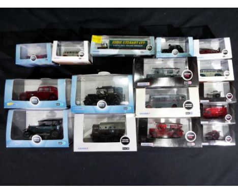 Diecast - sixteen Oxford Diecast vehicles in 1:76 and 1:43 scale, items appear to be in near mint to mint condition in excell
