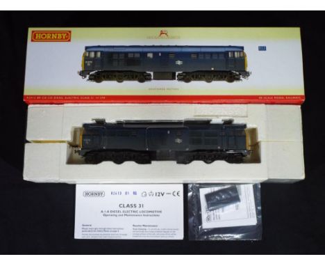 Model Railways - Hornby OO gauge Class 31 diesel Op. No. 31270 Ref No. R2413 with instructions and DCC sleeve, weathered edit
