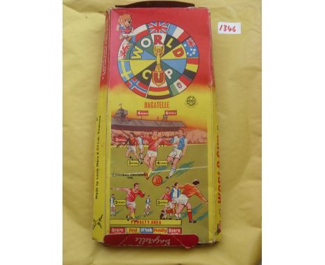 1966 World Cup, the Bagatelle game as produced by Louis Marx & Co Ltd, in full working order, with original box