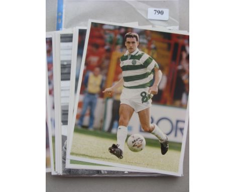 Scottish Football, a collection of 92 press photographs, colour and black/white, action and portrait, clubs featured include,