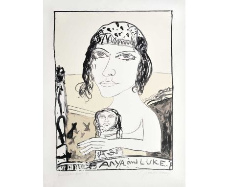 John Bellany CBE, RA (1942-2013) Scottish"Anya and Luke"Signed and inscribed publisher's proof 2/5, with the KG blindstamp, l
