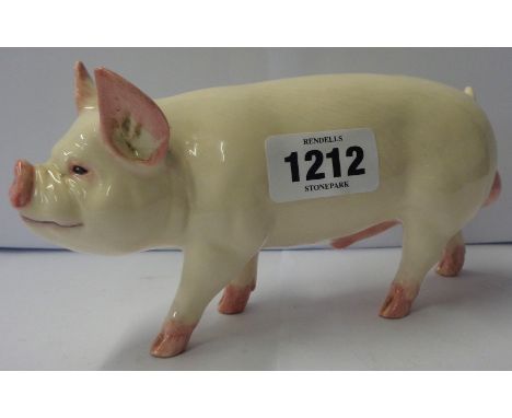 An early 21st Century Beswick Rare Breeds Middlewhite Boar 4117