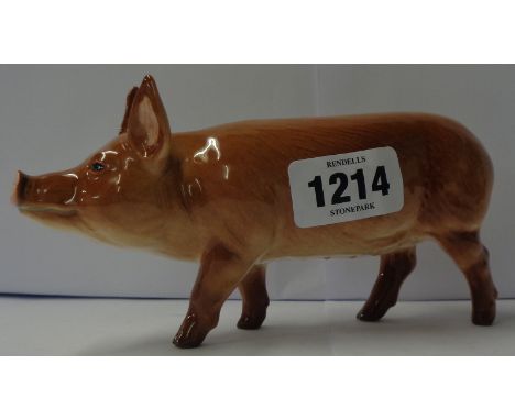 An early 21st Century Beswick Rare Breeds Tamworth Sow 4114