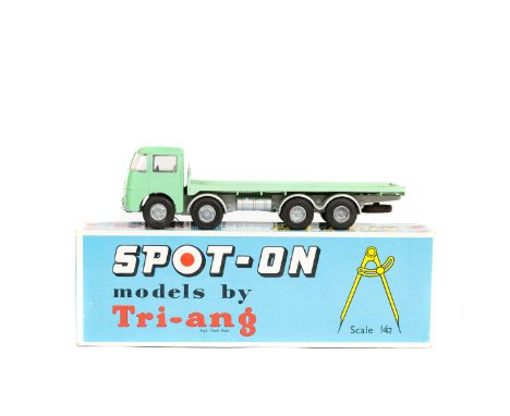 Tri-ang Spot-On 1:42 scale ERF 68G (109/2p). An example in light green. Boxed with all inner packing pieces, 'Fleet Owners' C