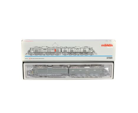 A Marklin HO gauge Swiss Railways Class Ae 6/14 electric locomotive (37591). An articulated pantograph 1A-A1A-1A+1A-A1A-1A lo