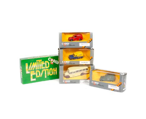 Quantity of 1980's Corgi Classics. 2x 50th Anniversary Battle of Britain 3 vehicle set D35/1. York Fair 2 vehicle set. Pickfo
