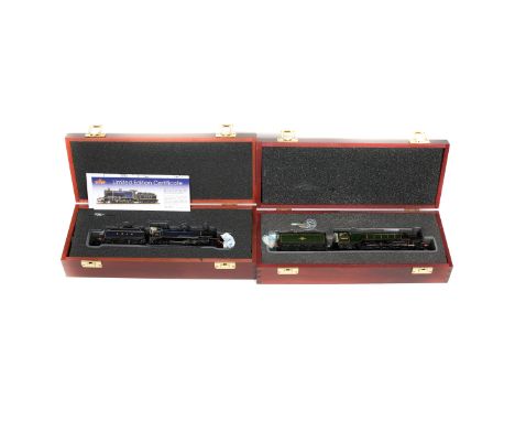 2 Bachmann Branchline tender locomotives. A SDJR Class 7F 2-8-0, 88, in dark blue livery. A BR Class A2 4-6-2 loco, Blue Pete