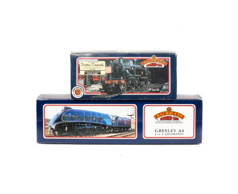 2 Bachmann Branchline locomotives. A BR Class A4 4-6-2 loco, Dominion of New Zealand 60013, in lined Brunswick Green livery (