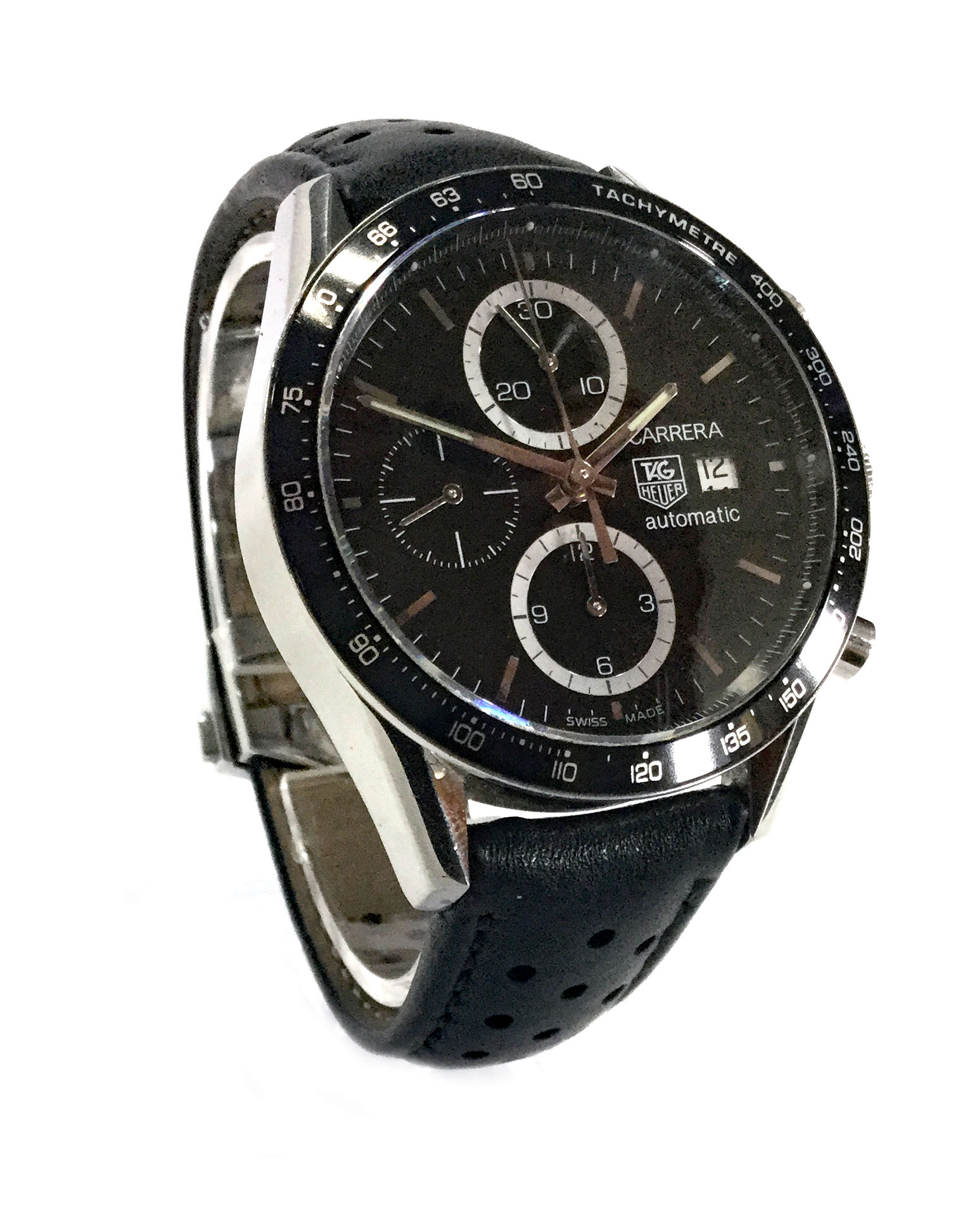 tag heuer carrera on wrist