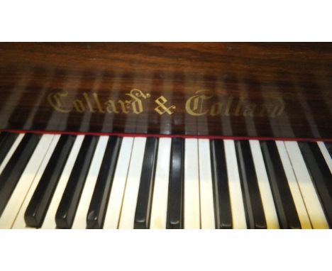 A Collard & Collard baby grand piano CONDITION REPORTS Frame with various light scratches, marks etc. Some small holes to the