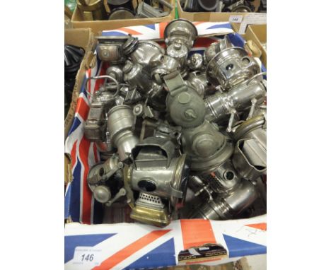A collection of various lamps to include a Joseph Lucas No. 326 King of the Road, a P & H Limited Panther, a P & H Limited Th