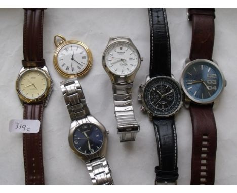 Gents Rotary quartz wrist watch etc     