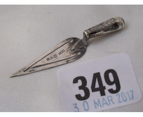 Trowel shaped book mark Chester by WHL    